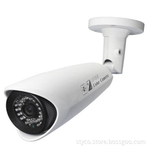 Megapixel Outdoor IR Camera with 5-megapixel Aptina 9P006 CMOS, PoE Function, 3.6mm Board Lens